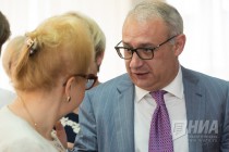 Заместитель главы администрации Нижнего Новгорода Ирина Кудрявцева и депутат гордумы Нижнего Новгорода VI созыва Алексей Гойхман