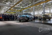 Участники пробега проехали через главный конвейер предприятия