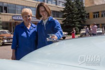 Участники автопробега на классических автомобилях ГАЗ-21 Волга и М-20 Победа прибыли в Нижний Новгород