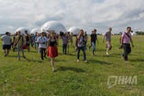 Пресс-тур на фестивальное поле в преддверии Alfa Future People (AFP)
