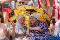 Празднование национального татаро-башкирского праздника Сабантуй в Нижнем Новгороде