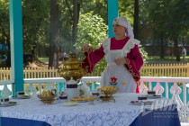 Празднование национального татаро-башкирского праздника Сабантуй в Нижнем Новгороде