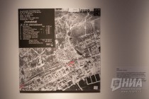 Выставка Белое море. Чёрная дыра. Аэрофотоснимок г. Дзержинска, сделанный немецкими шпионами в 1943 году.