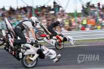 Каскадеры из команды Stuntfighters на пятом фестивале Русские Горки