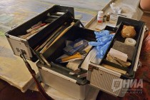 Процесс восстановления картины Константина Юона Горький и Шаляпин в Нижнем Новгороде мастерами центра им. И. Грабаря