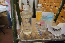 Процесс восстановления картины Константина Юона Горький и Шаляпин в Нижнем Новгороде мастерами центра им. И. Грабаря