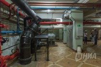 Машинный зал Нижегородской ГЭС