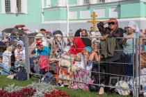 Патриарх Московский и всея Руси Кирилл также возглавил праздничную литургию в Серафимо-Дивеевском монастыре