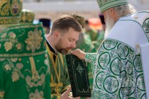 Патриарх Московский и всея Руси Кирилл также возглавил праздничную литургию в Серафимо-Дивеевском монастыре