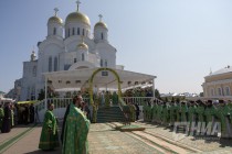 Патриарх Московский и всея Руси Кирилл также возглавил праздничную литургию в Серафимо-Дивеевском монастыре