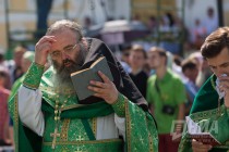 Патриарх Московский и всея Руси Кирилл также возглавил праздничную литургию в Серафимо-Дивеевском монастыре