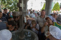 Патриарх Московский и всея Руси Кирилл также возглавил праздничную литургию в Серафимо-Дивеевском монастыре