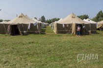 Патриарх Московский и всея Руси Кирилл также возглавил праздничную литургию в Серафимо-Дивеевском монастыре