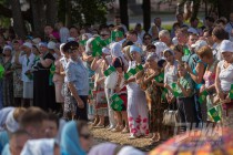 Патриарх Московский и всея Руси Кирилл освятил основание будущего собора в Саровской пустыни в Нижегородской области