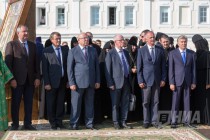 Патриарх Московский и всея Руси Кирилл освятил основание будущего собора в Саровской пустыни в Нижегородской области