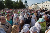 Патриарх Московский и всея Руси Кирилл освятил основание будущего собора в Саровской пустыни в Нижегородской области