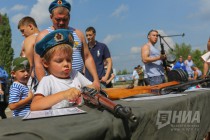 Празднование Дня Воздушно-десантных войск в Нижнем Новгороде.