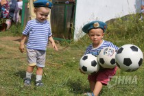 Празднование Дня Воздушно-десантных войск в Нижнем Новгороде.