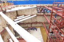 Проходческий щит Татьяна завершил прокладку первого тоннеля нижегородской станции метро Стрелка