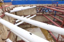 Проходческий щит Татьяна завершил прокладку первого тоннеля нижегородской станции метро Стрелка