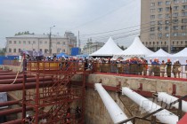 Проходческий щит Татьяна завершил прокладку первого тоннеля нижегородской станции метро Стрелка