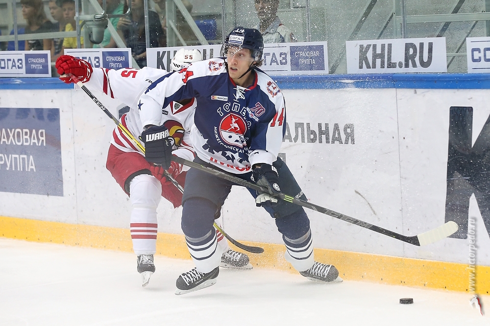 Нижегородское Торпедо на своем льду одержало победу над финским Йокеритом в матче 27 августа