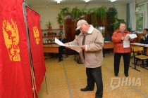 Голосование на выборах депутатов Государственной Думы РФ VII созыва и Законодательного собрания Нижегородской области VI созыва