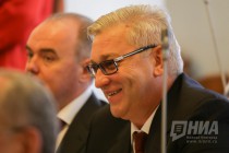 Перед началом несостоявшегося заседания Законодательного собрания Нижегородской области VI созыва