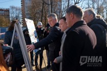 Выездное совещание по вопросам реконструкции коллектора на улице Горная в Нижнем Новгороде