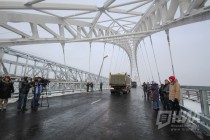 Запуск рабочего движения по дублеру Борского моста