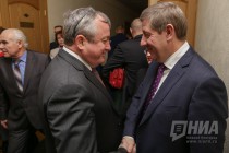 Депутат Законодательного собрания Нижегородской области VI созыва Игорь Тюрин и Андрей Чертков (слева направо)