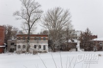 Территория речного порта Нижнего Новгорода