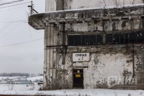 Территория речного порта Нижнего Новгорода