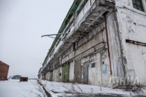 Территория речного порта Нижнего Новгорода