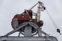 Территория речного порта Нижнего Новгорода