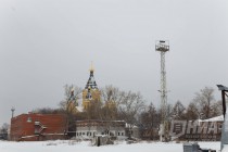 Территория речного порта Нижнего Новгорода