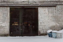 Территория речного порта Нижнего Новгорода