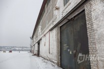 Территория речного порта Нижнего Новгорода