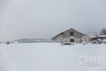 Территория речного порта Нижнего Новгорода