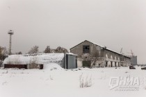 Территория речного порта Нижнего Новгорода