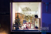 Новогоднее оформление центральных улиц и площадей города