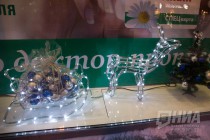 Новогоднее оформление центральных улиц и площадей города