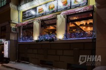 Новогоднее оформление центральных улиц и площадей города