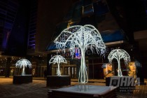 Новогоднее оформление центральных улиц и площадей города