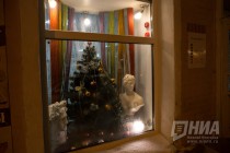 Новогоднее оформление центральных улиц и площадей города