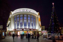 Новогоднее оформление центральных улиц и площадей города