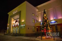 Новогоднее оформление центральных улиц и площадей города