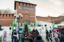 Дед Мороз из Великого Устюга открыл нижегородскую резиденцию в Кремле