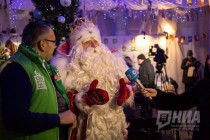 Дед Мороз из Великого Устюга открыл нижегородскую резиденцию в Кремле