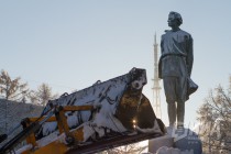 Морозный день в Нижнем Новгороде